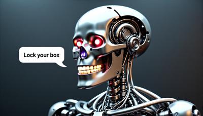 1624-Smiling Deathshead Titanium